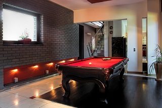 Pool table room size in San Jose