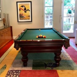Pool Table by Charles A. Porter for Sale