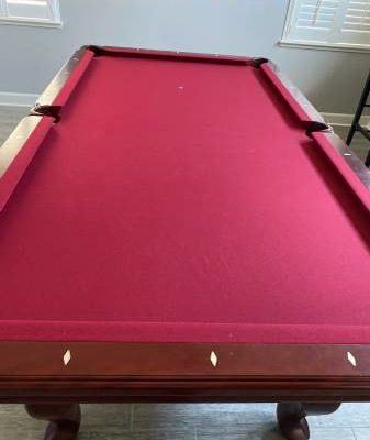 8Ft Mohogany Pool Table with all Accessories (SOLD)